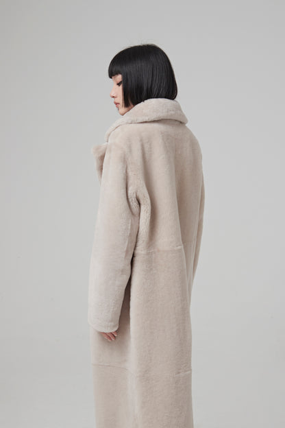 COAT IRONED MERINOS LAMB