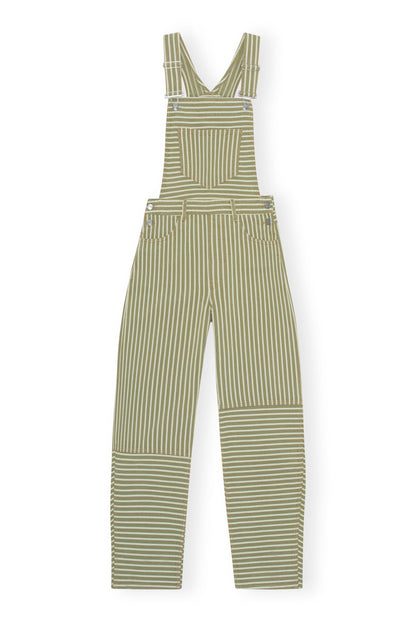 Stripe Denim Overalls