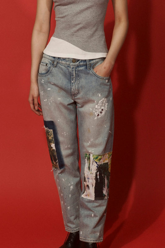 PATCHWORK DENIM