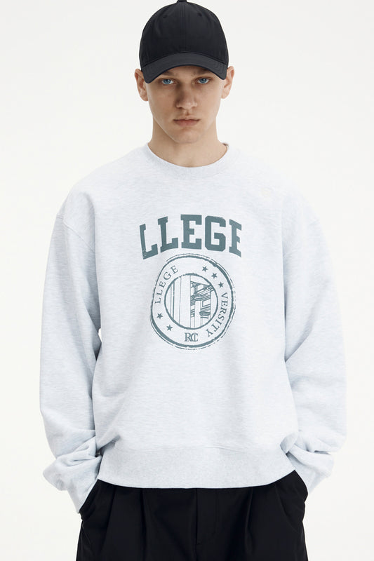 MENS LLEGE LOGO SWEATSHIRT