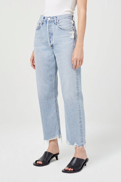 90'S CROP PANT IN NERVE (ORGANIC COTTON)