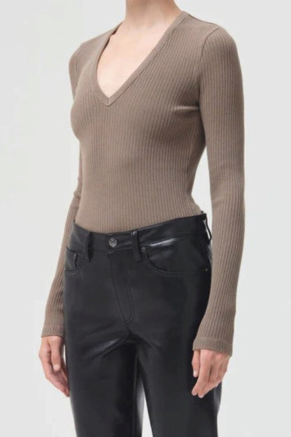 TAVI DEEP V THONG BODYSUIT