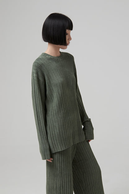 BLUEPRINT RIB SWEATER