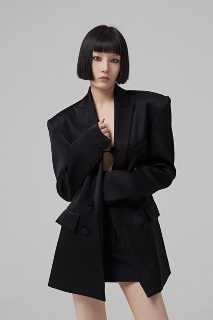 WELLS - SATIN CREPE BOYFRIEND