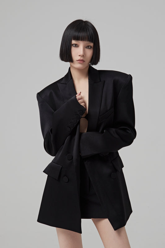 WELLS - SATIN CREPE BOYFRIEND