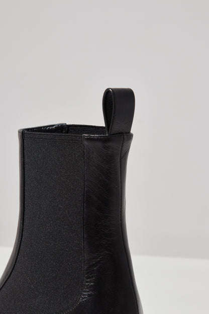 ANKLE BOOT - NIKKI 411 MILITARE+HEEL GIALLO