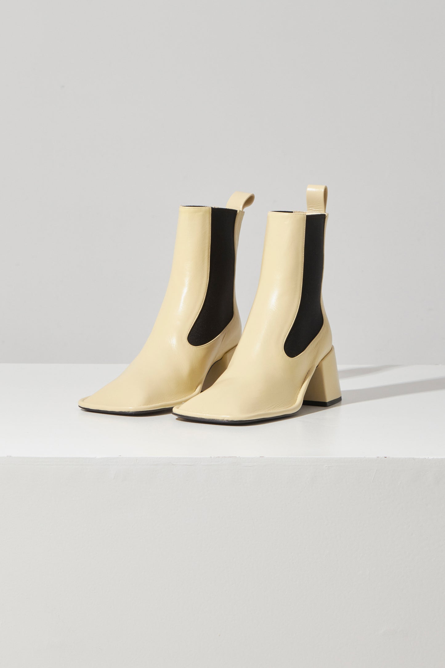 ANKLE BOOT - NIKKI 411 MILITARE+HEEL GIALLO