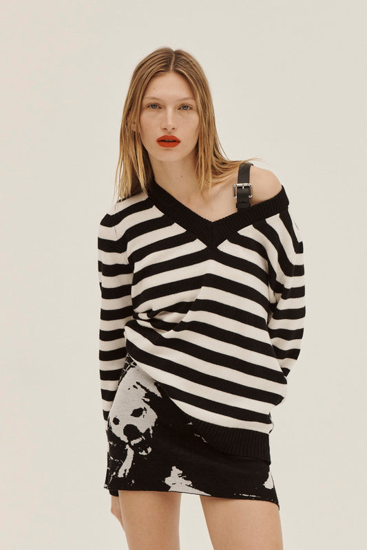 STRIPED BACK TWIST