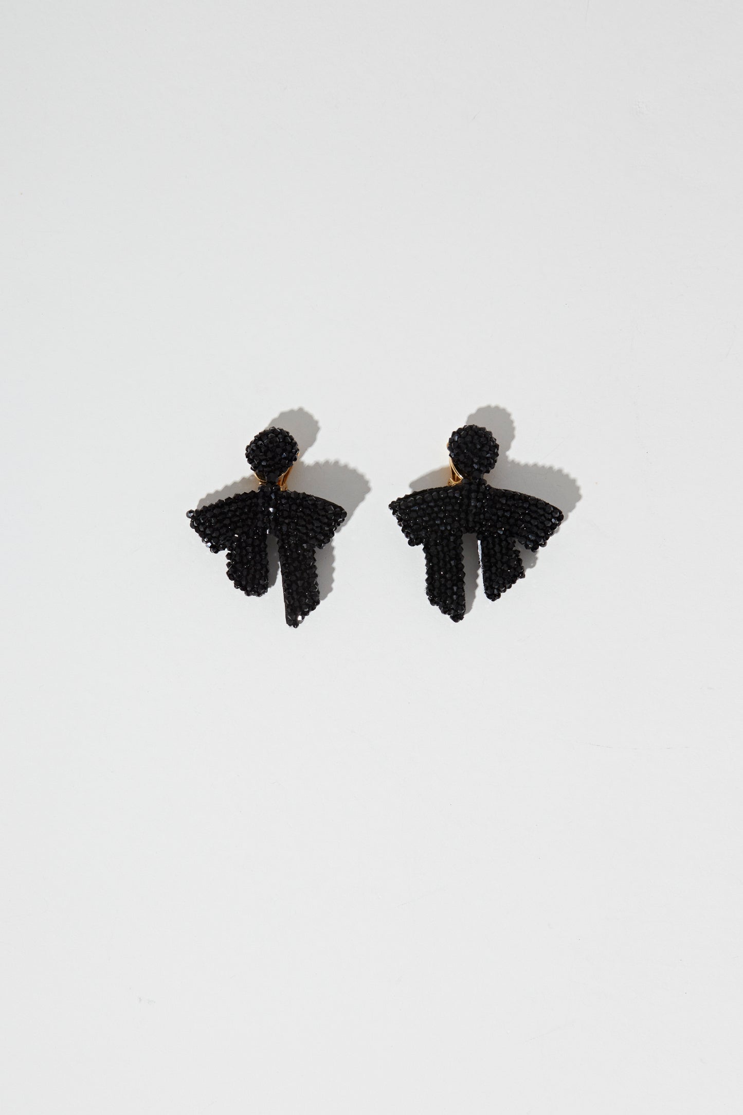 CRYSTAL BOW EARRING
