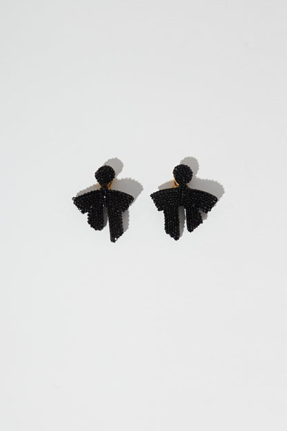 CRYSTAL BOW EARRING