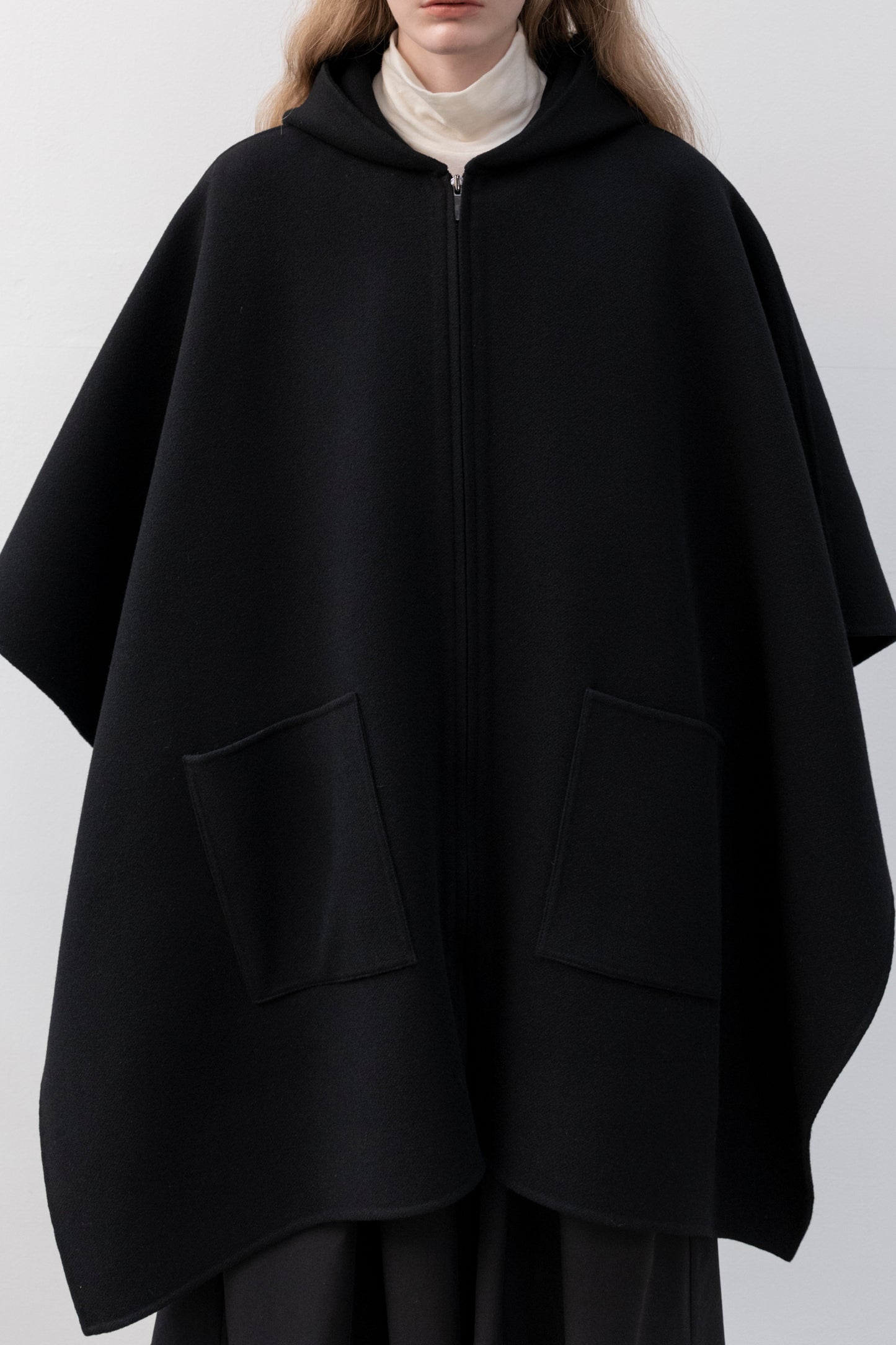 HOOD CAPE COAT