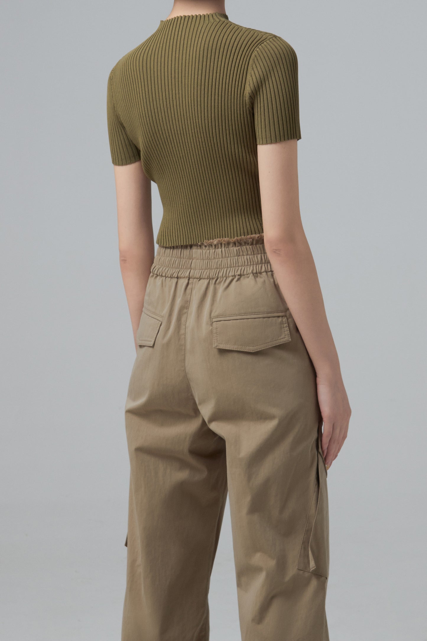 SPIRAL RIB TEE