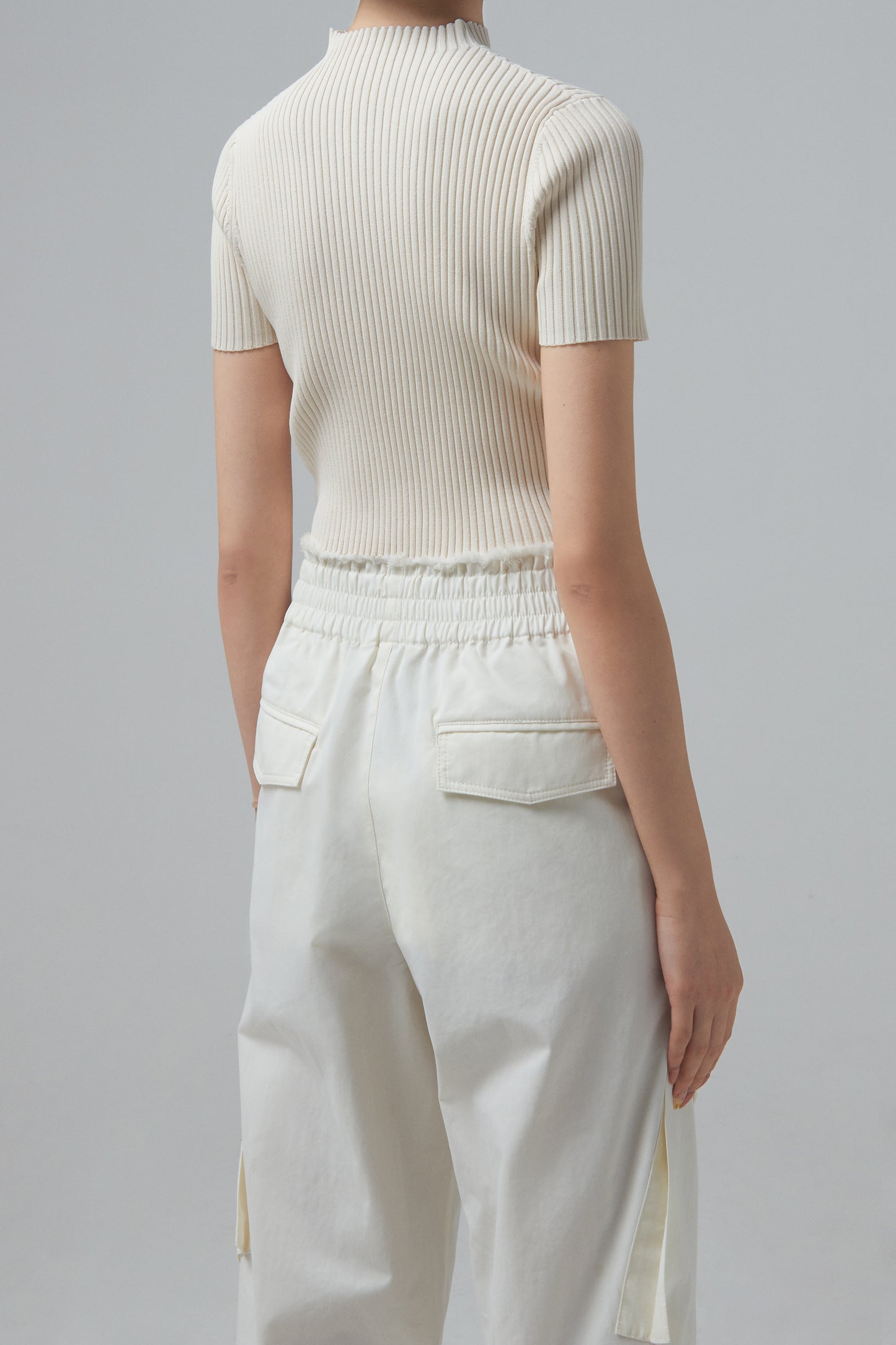 SPIRAL RIB TEE