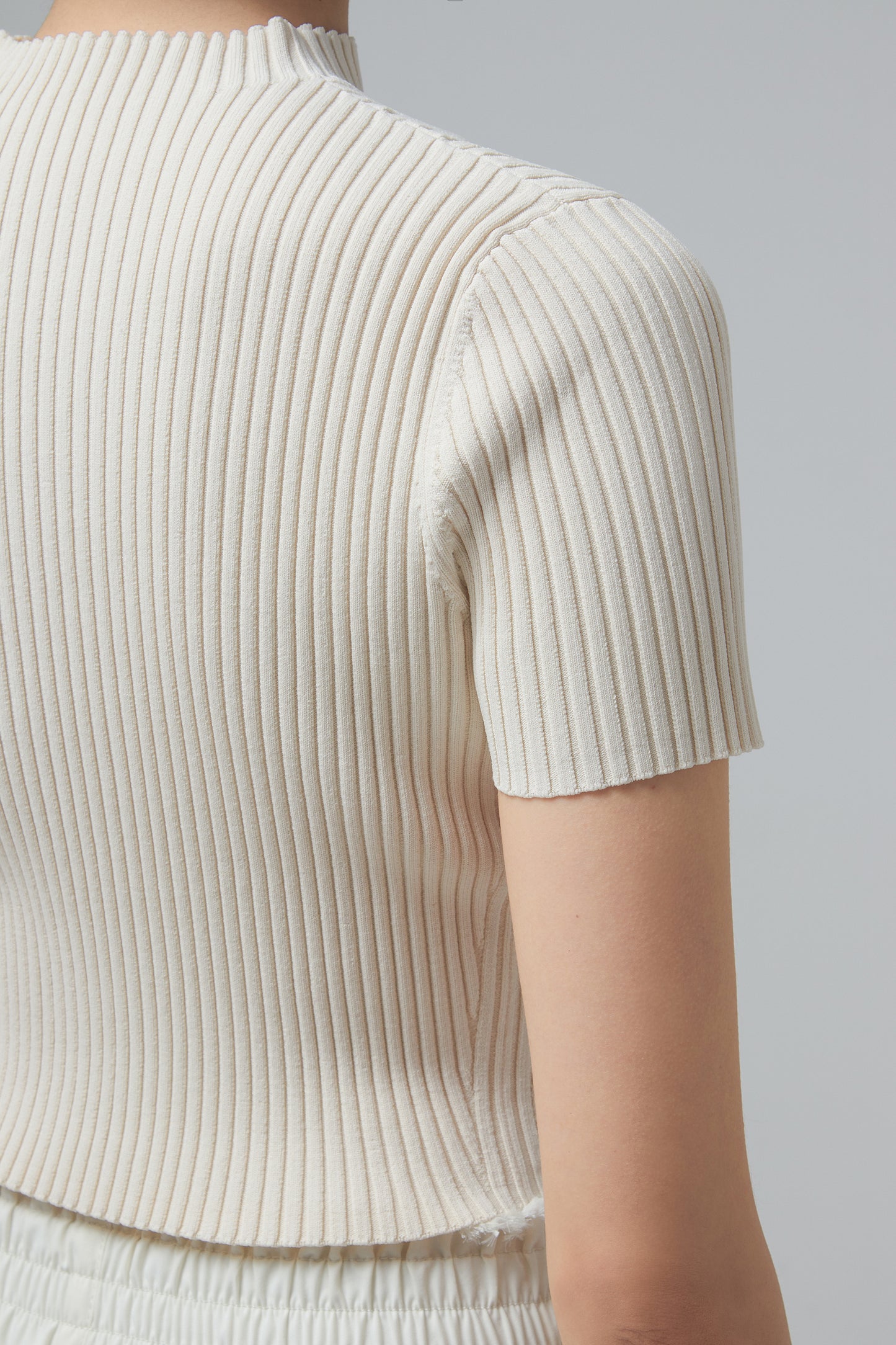 SPIRAL RIB TEE