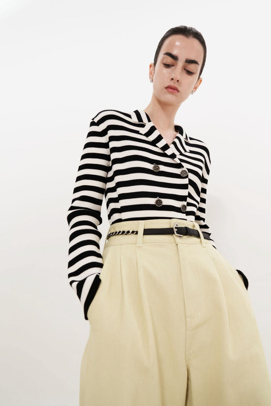 DELL STRIPE CARDIGAN