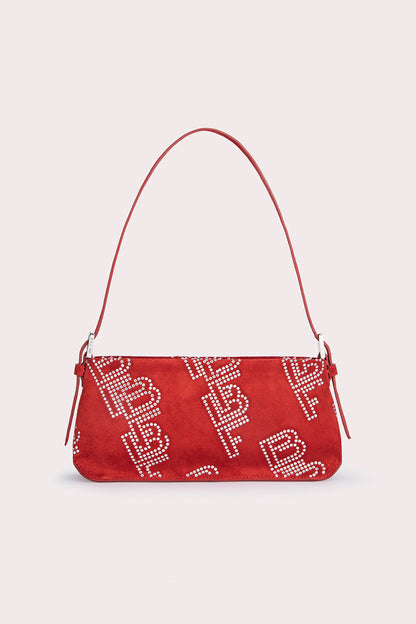 DULCE POMODORO SUEDE AND CRYSTALS