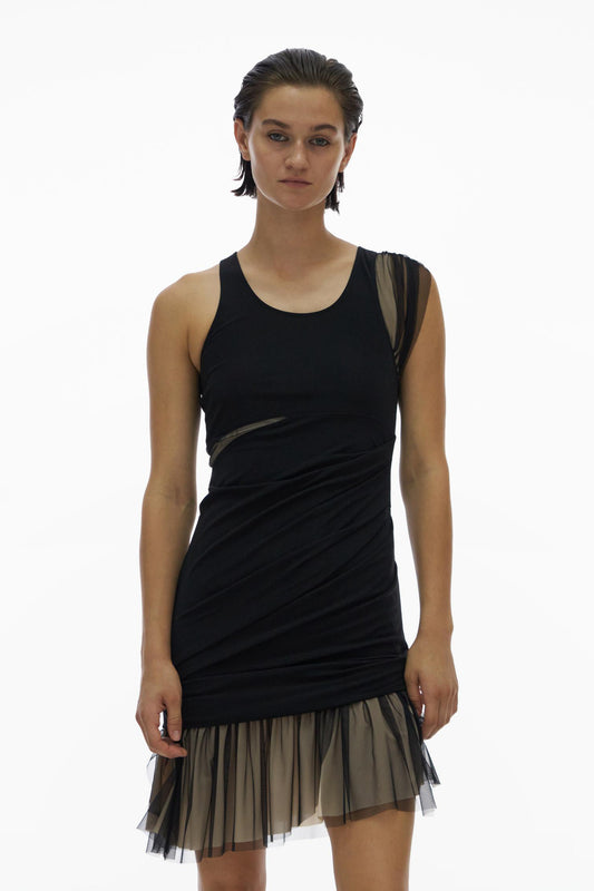 CREPE TANK DRESS.CRE