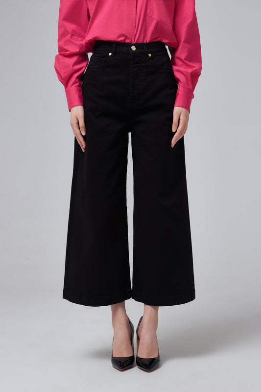 FLARED DENIM JEANS
