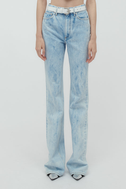 FLARED DENIM JEANS