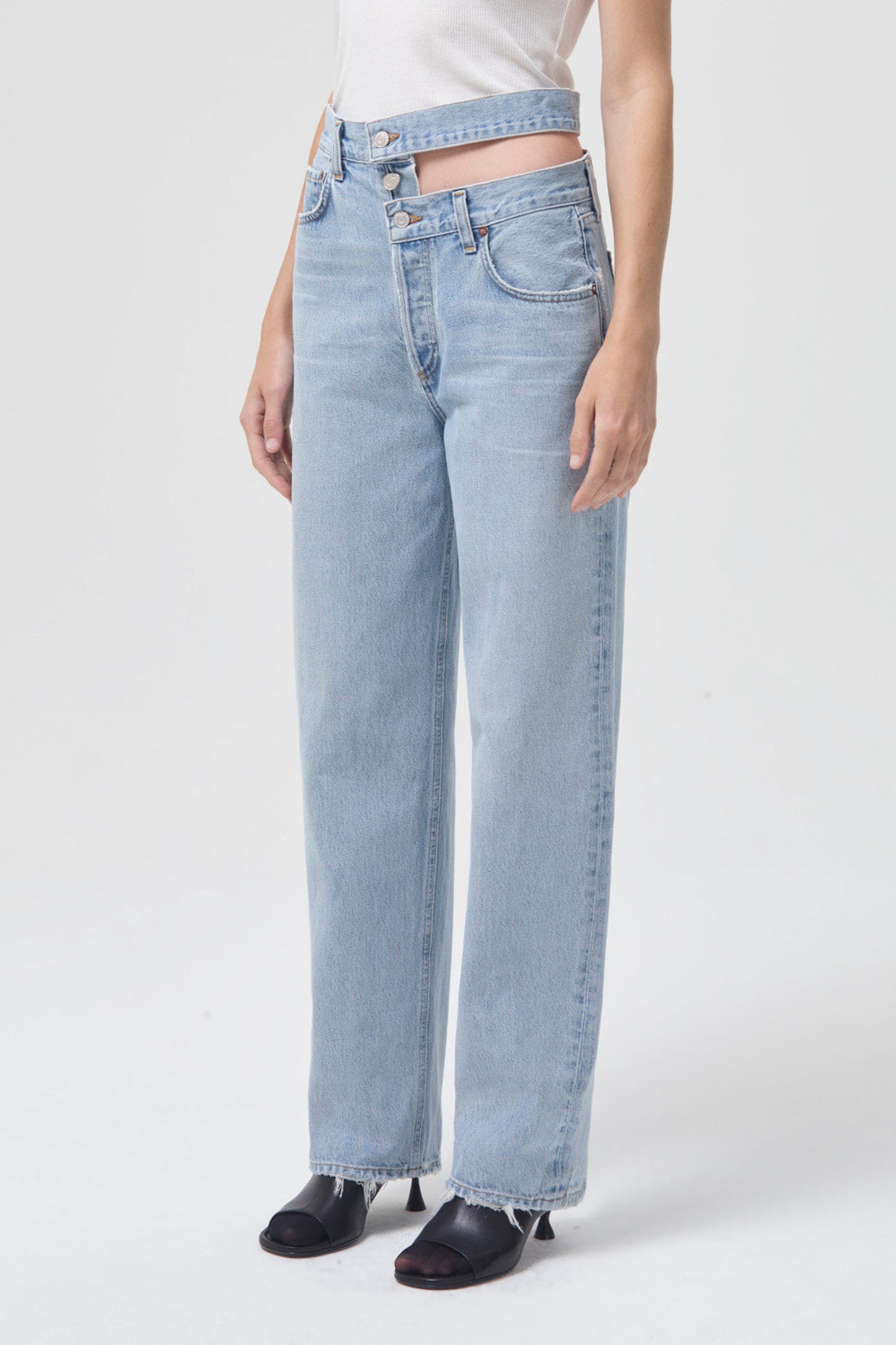 BROKEN WAISTBAND JEAN IN SIDELINE (ORGANIC COTTON)