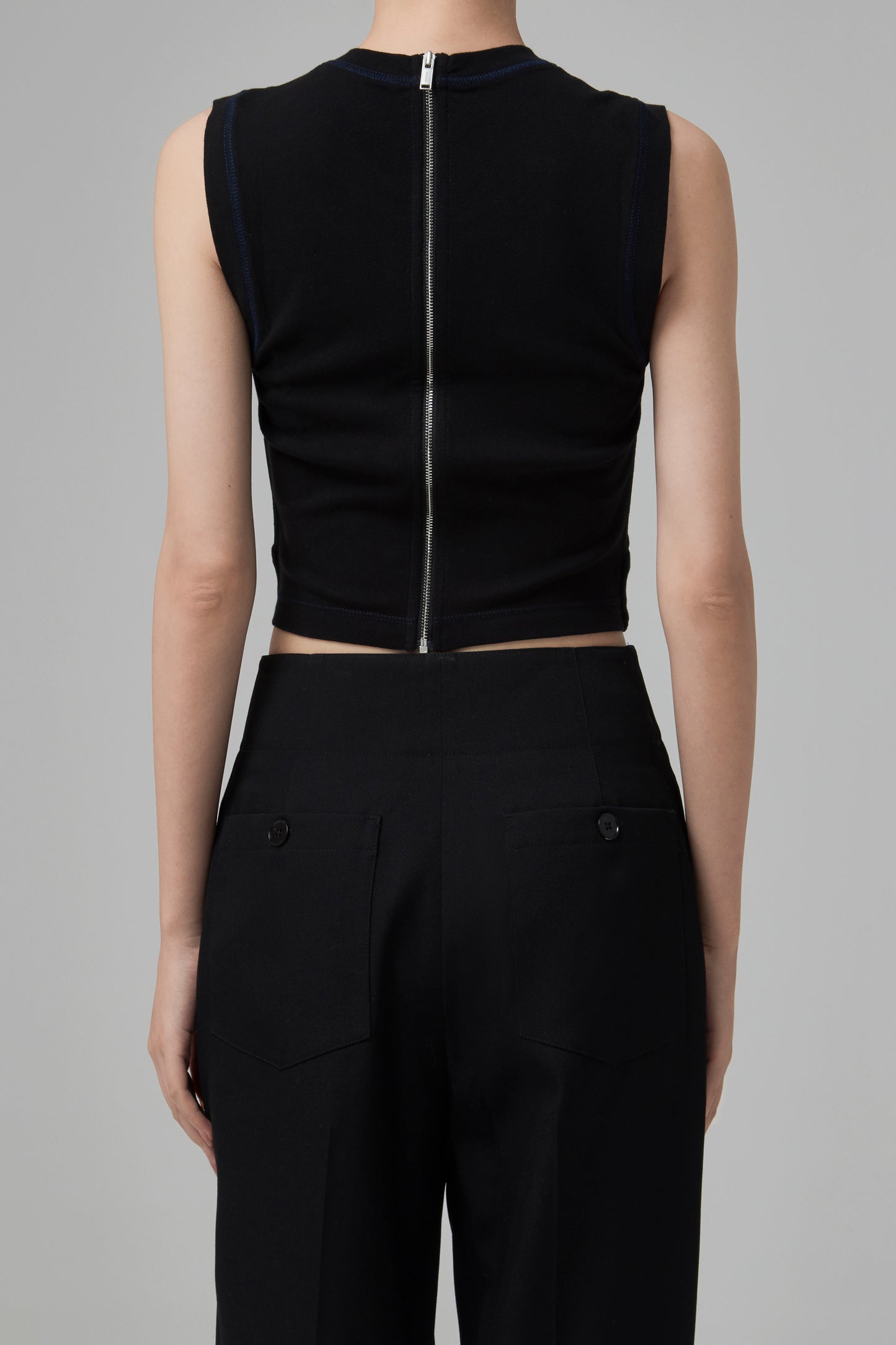 FIN RIB CORSET TANK