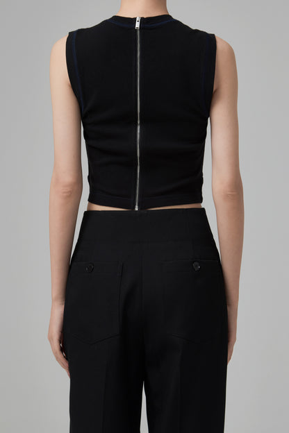 FIN RIB CORSET TANK