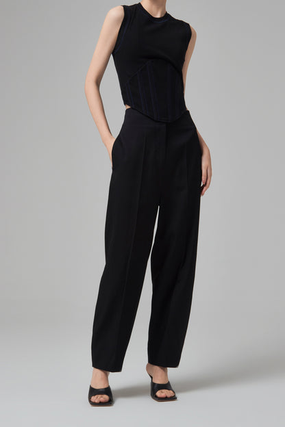 FIN RIB CORSET TANK