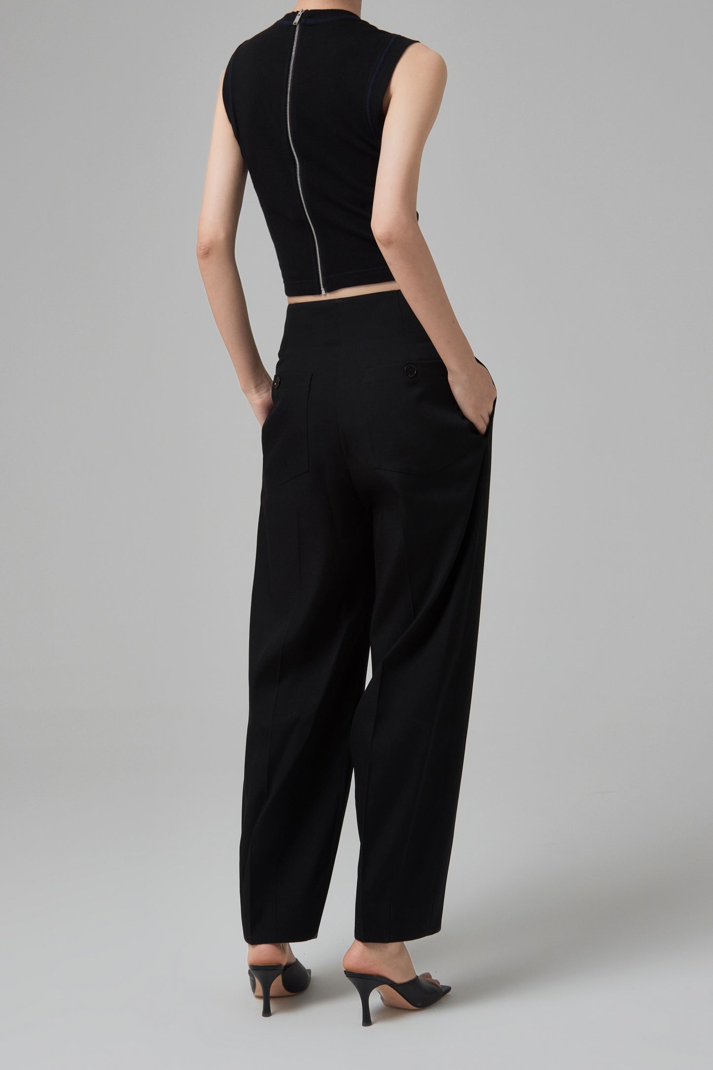 FIN RIB CORSET TANK
