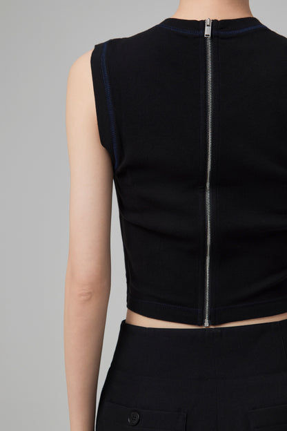 FIN RIB CORSET TANK
