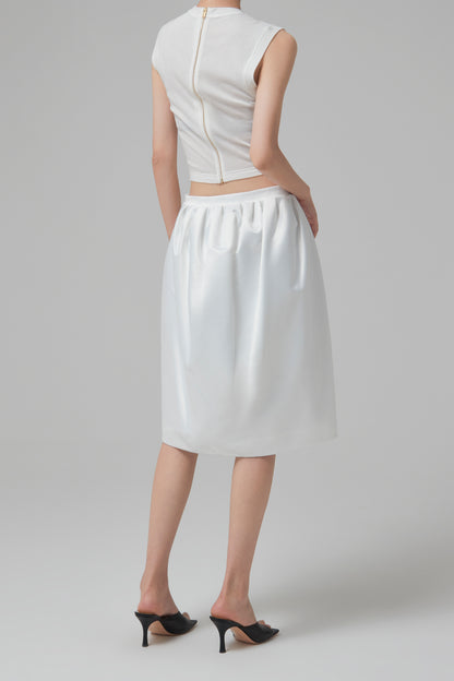 FIN RIB CORSET TANK
