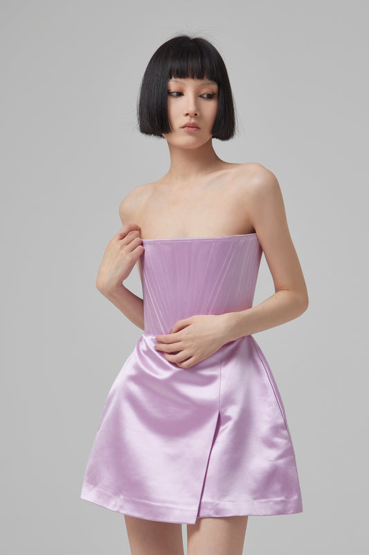 BRIAR- DUCHESS SATIN STRAPLESS