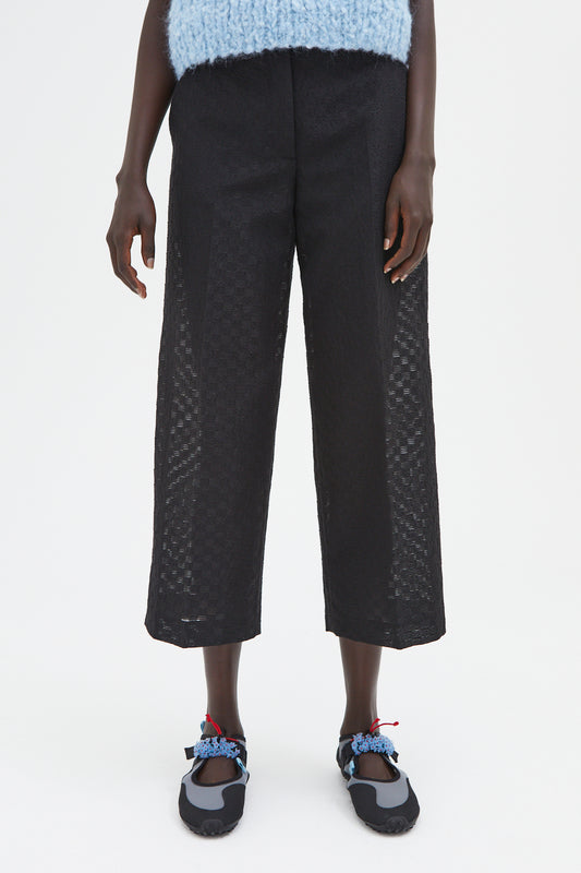 STRAIGHT LEG TROUSERS