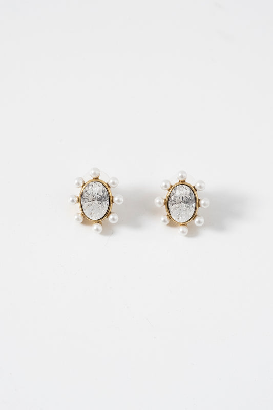 CRYSTAL STUD EARRING