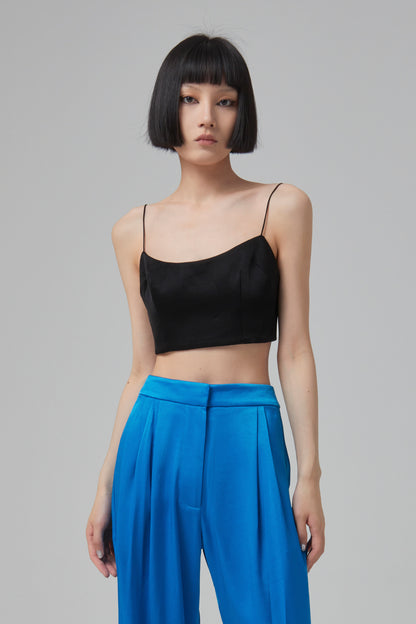 KEENE- SATIN CREPE SINGLET CRO