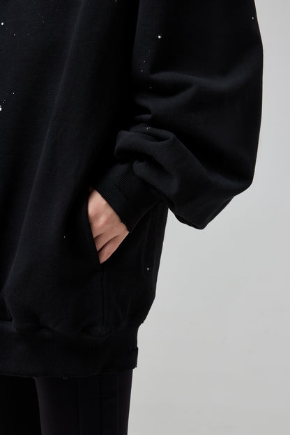 LOGO CUT OUT SWEATSHIRT