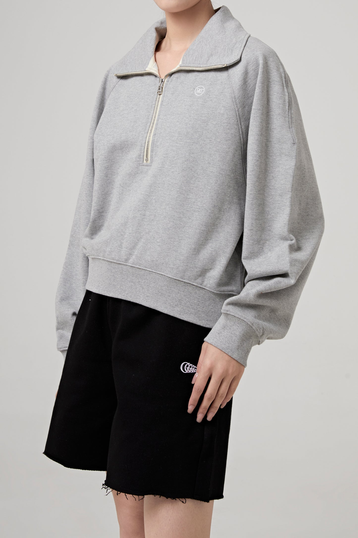 SIGNATURE LOGO ZIP SWEATSHIRT
