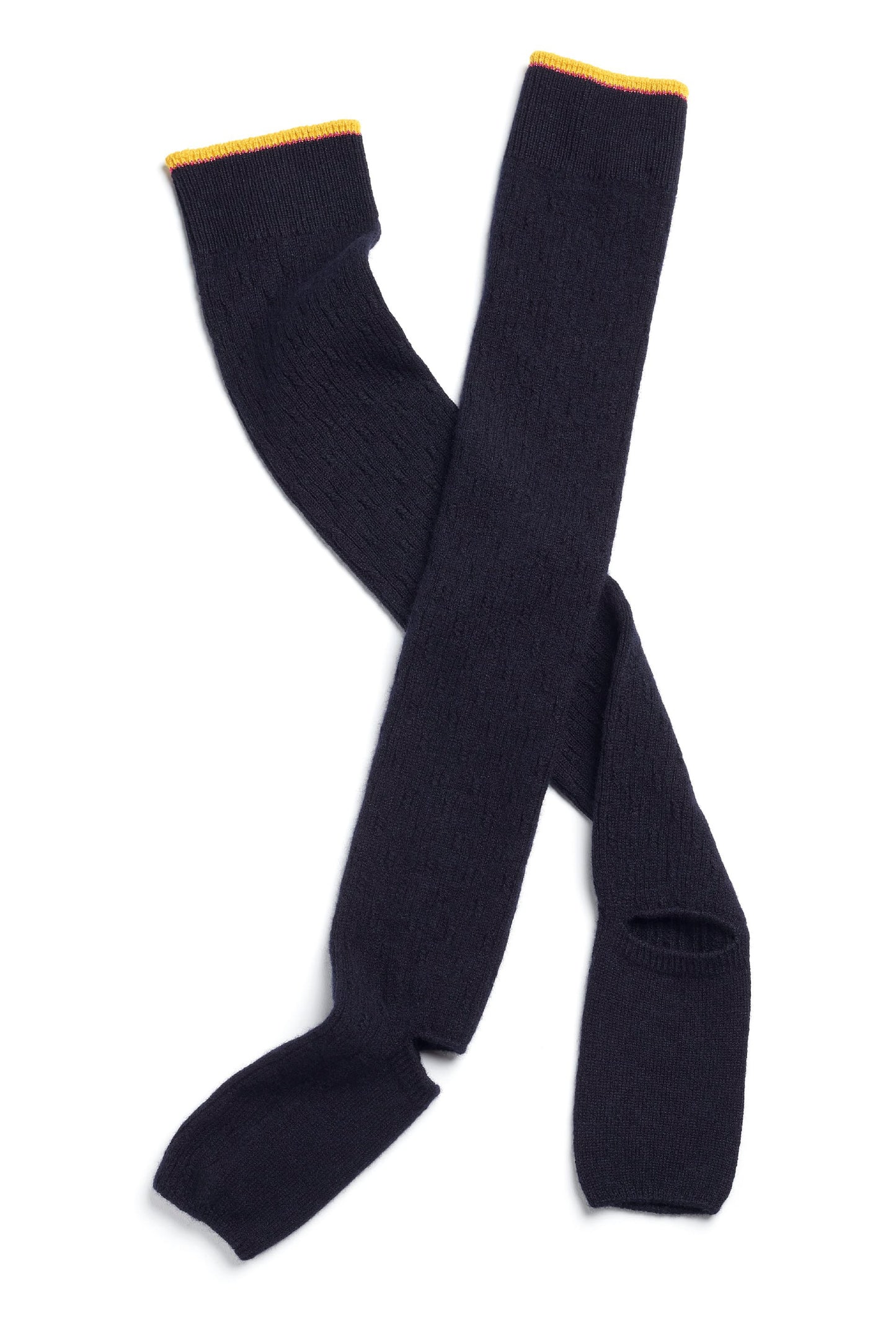 LADIES GOLF CABLE LEG WARMER