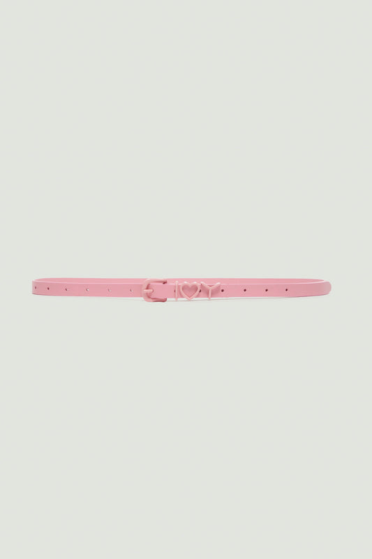 SKINNY Y HEART BELT 15 MM