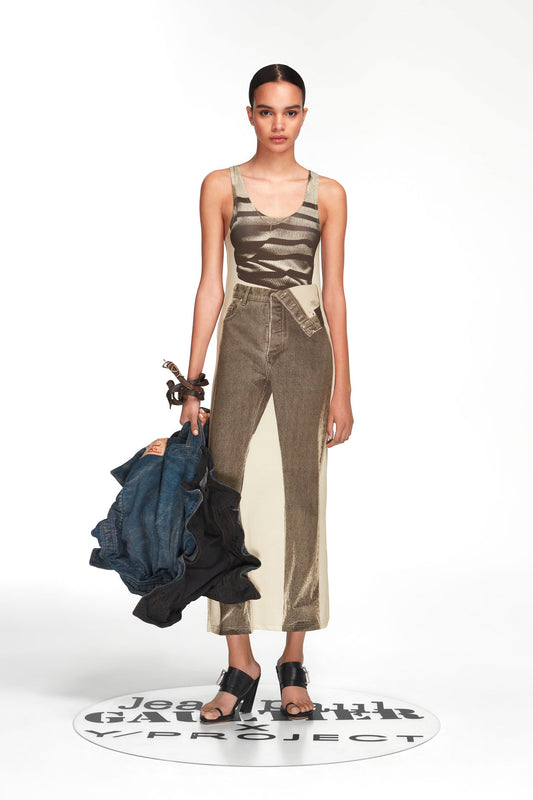 TROMPE L'OEIL MARINIER MAXI DRESS