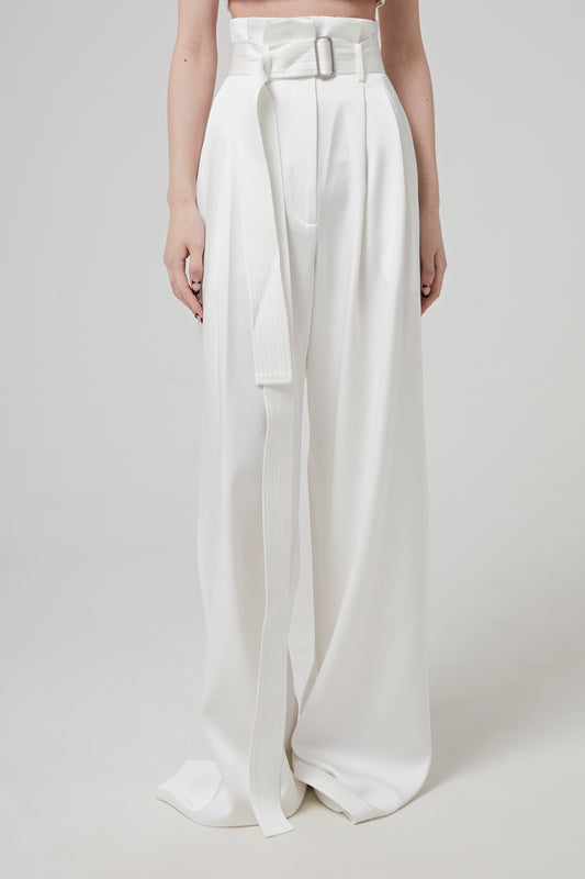LONG LOOSE SUIT PANTS