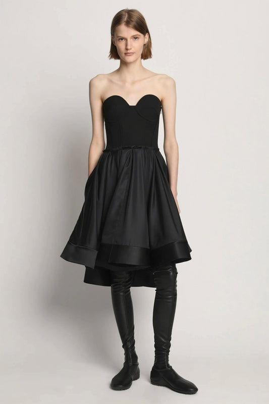 Silk Nylon Taffeta Bustier Dress