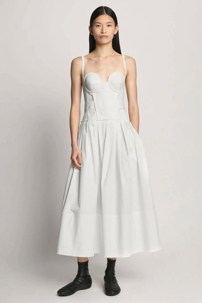 Poplin Bustier Dress