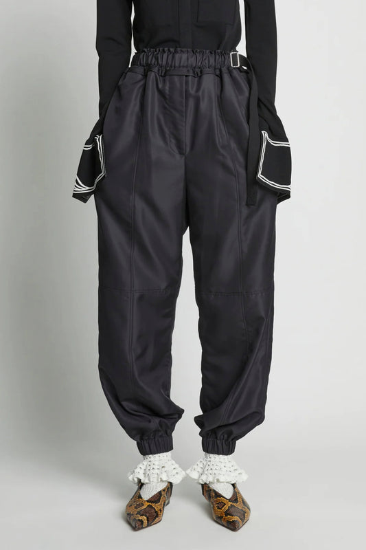 Silk Nylon Taffeta Pull On Pant