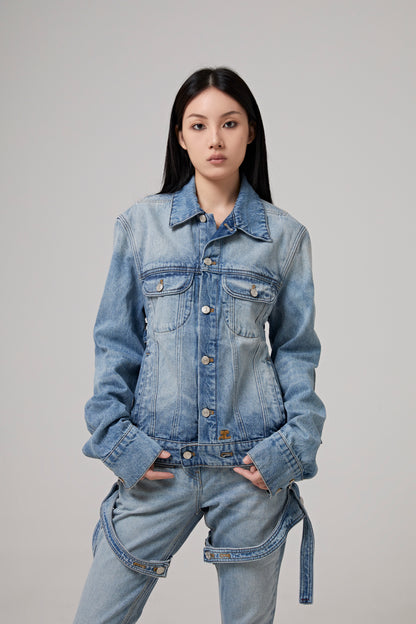 BI-STYLING LIGHT BLUE DEN JACKET