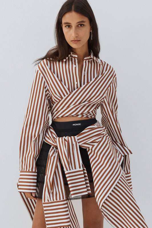 STRIPED LONG SLEEVES SHIRT