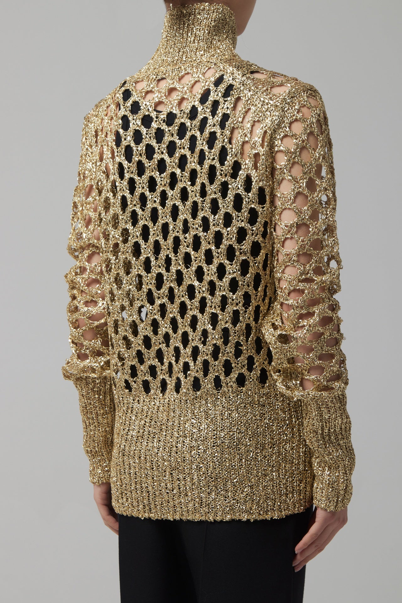 DOT LACE KNIT TOP