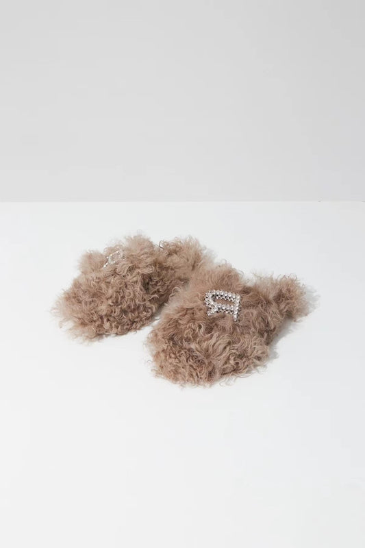 FURRY SLIDE ROCHAS BROOCH