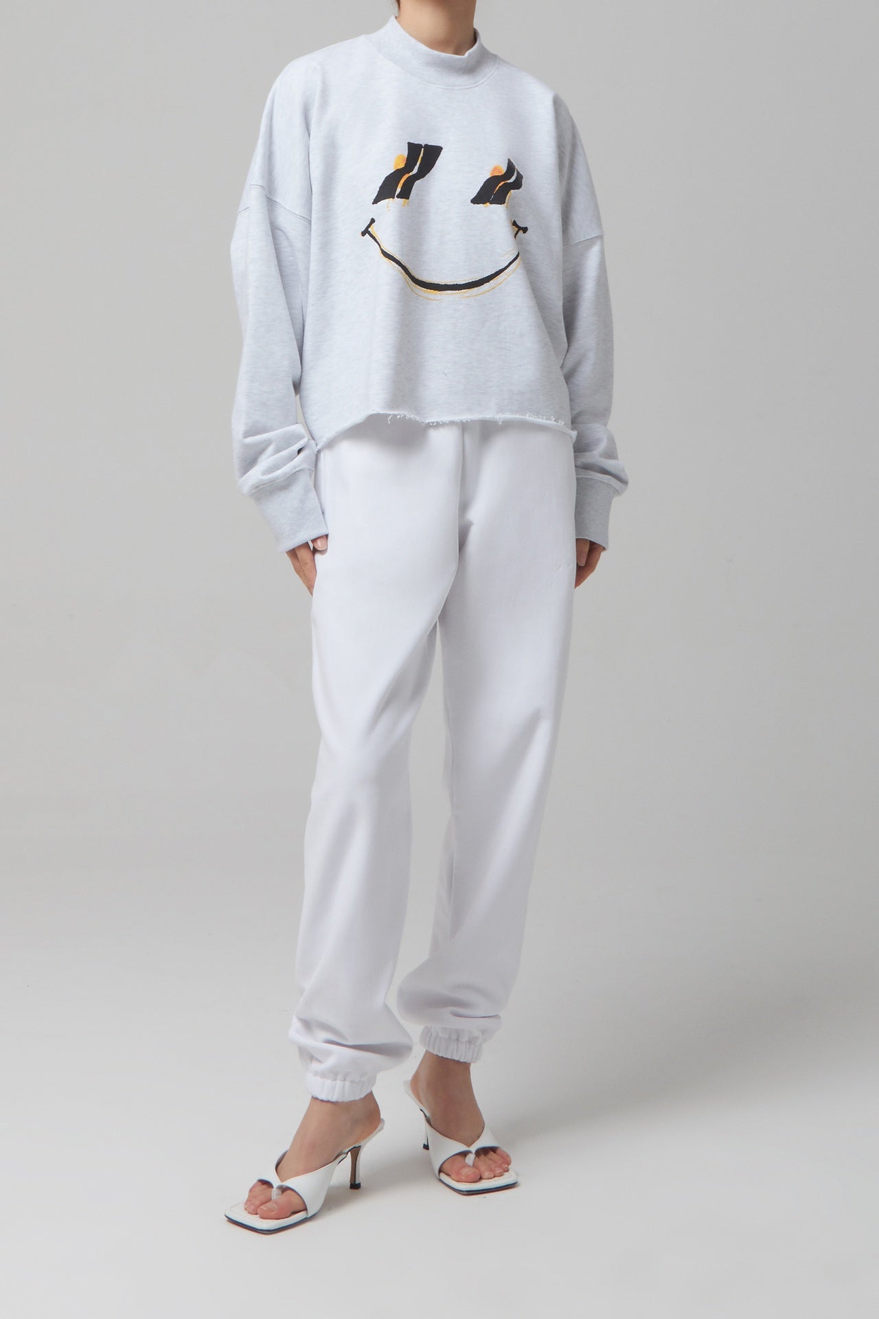 EMBROIDERED LOGO PATCH JOGGER LOUNGE PANTS