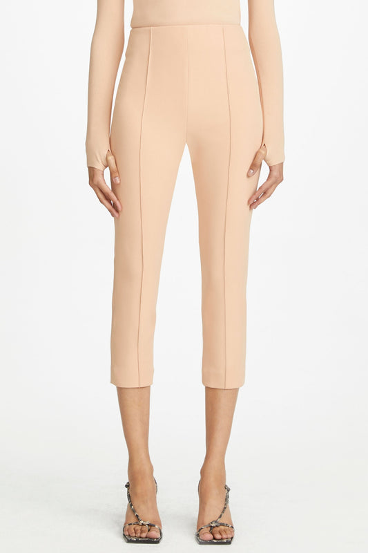 COMPACT STRETCH TUXEDO TROUSER